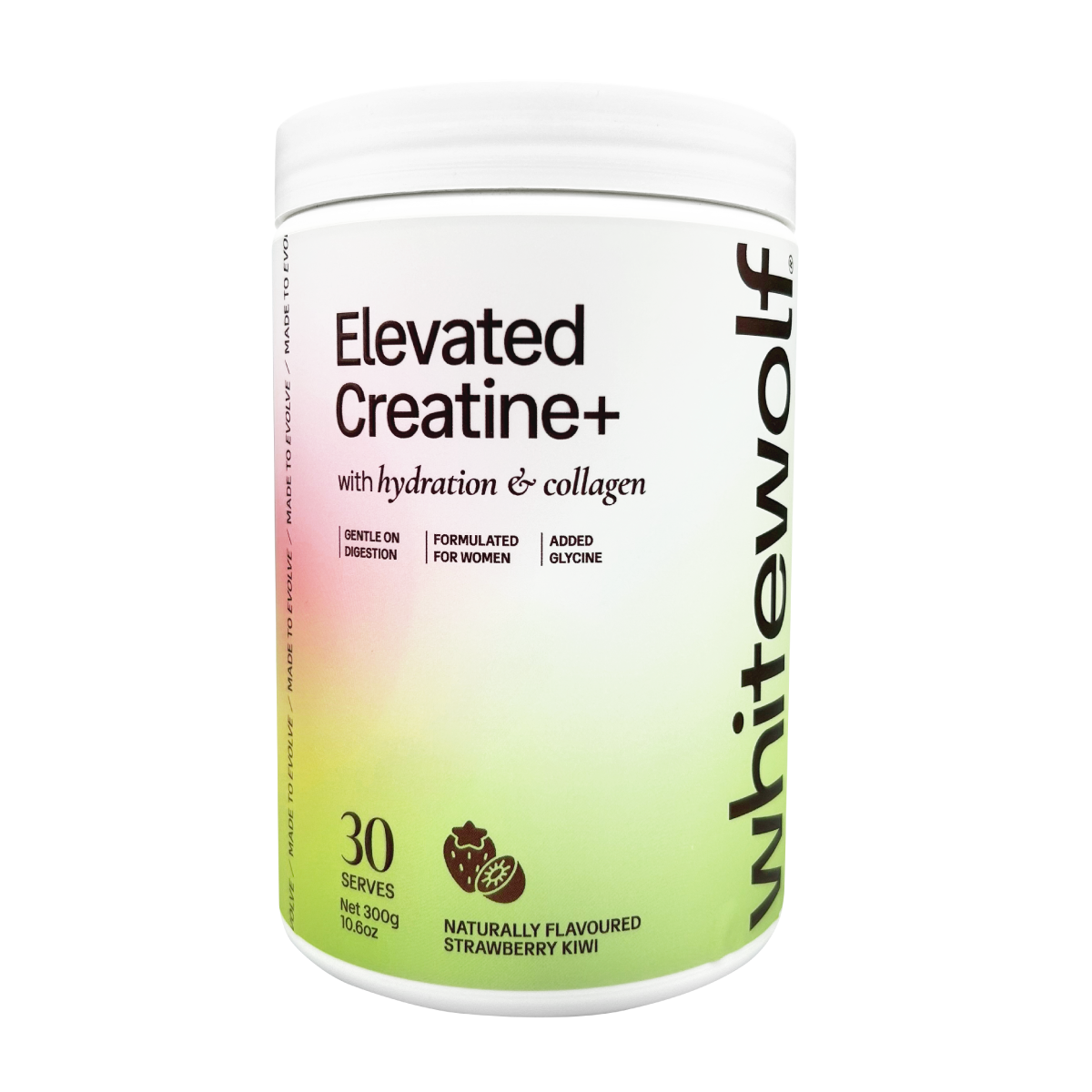 WHITE WOLF Elevated Creatine+ With Hydration & Collagen