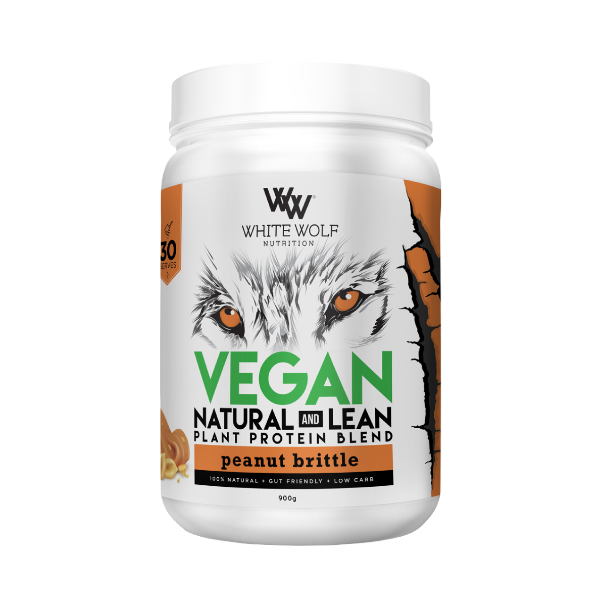 WHITE WOLF VEGAN Natural & Lean Plant Protein Blend