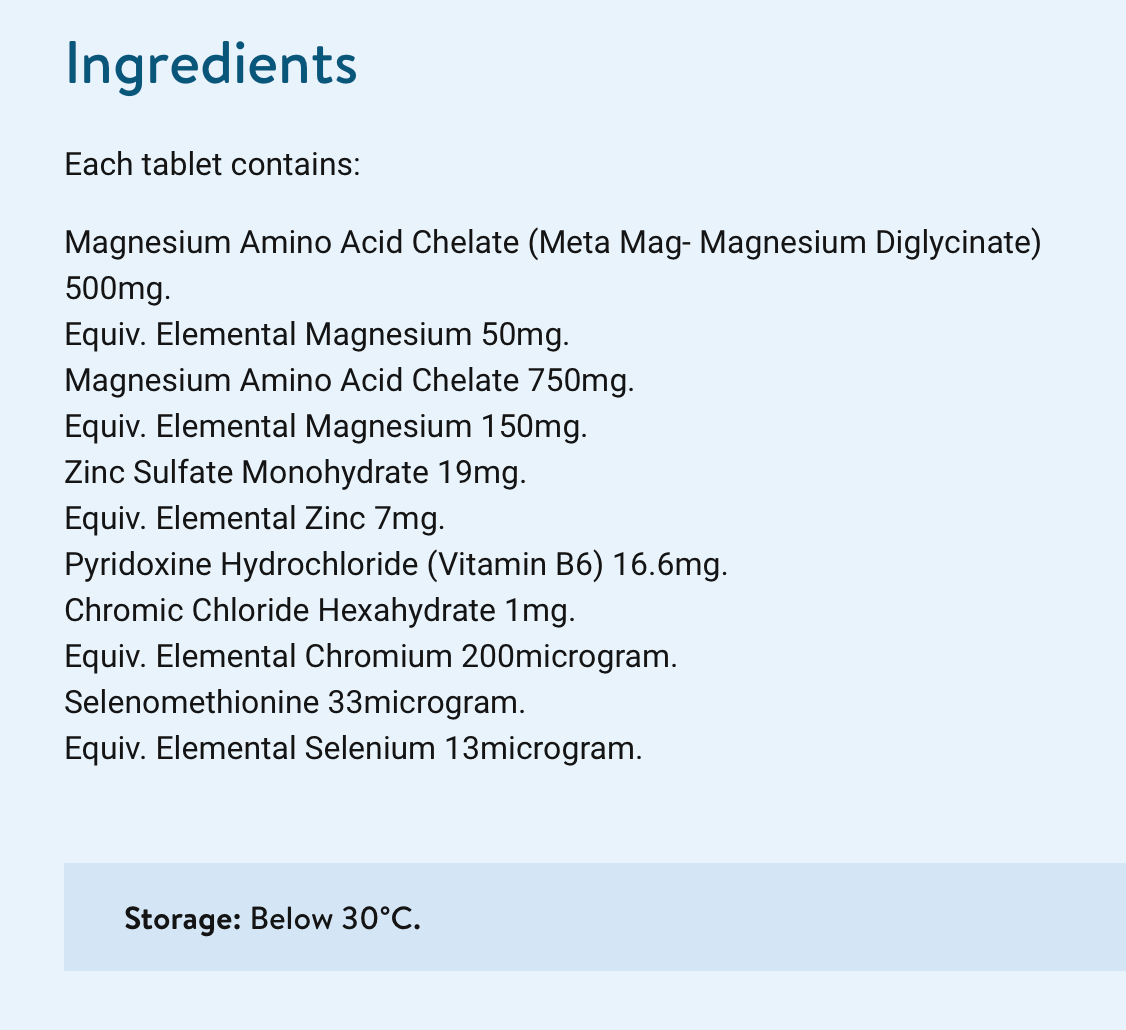 ETHICAL NUTRIENTS Mega Magnesium