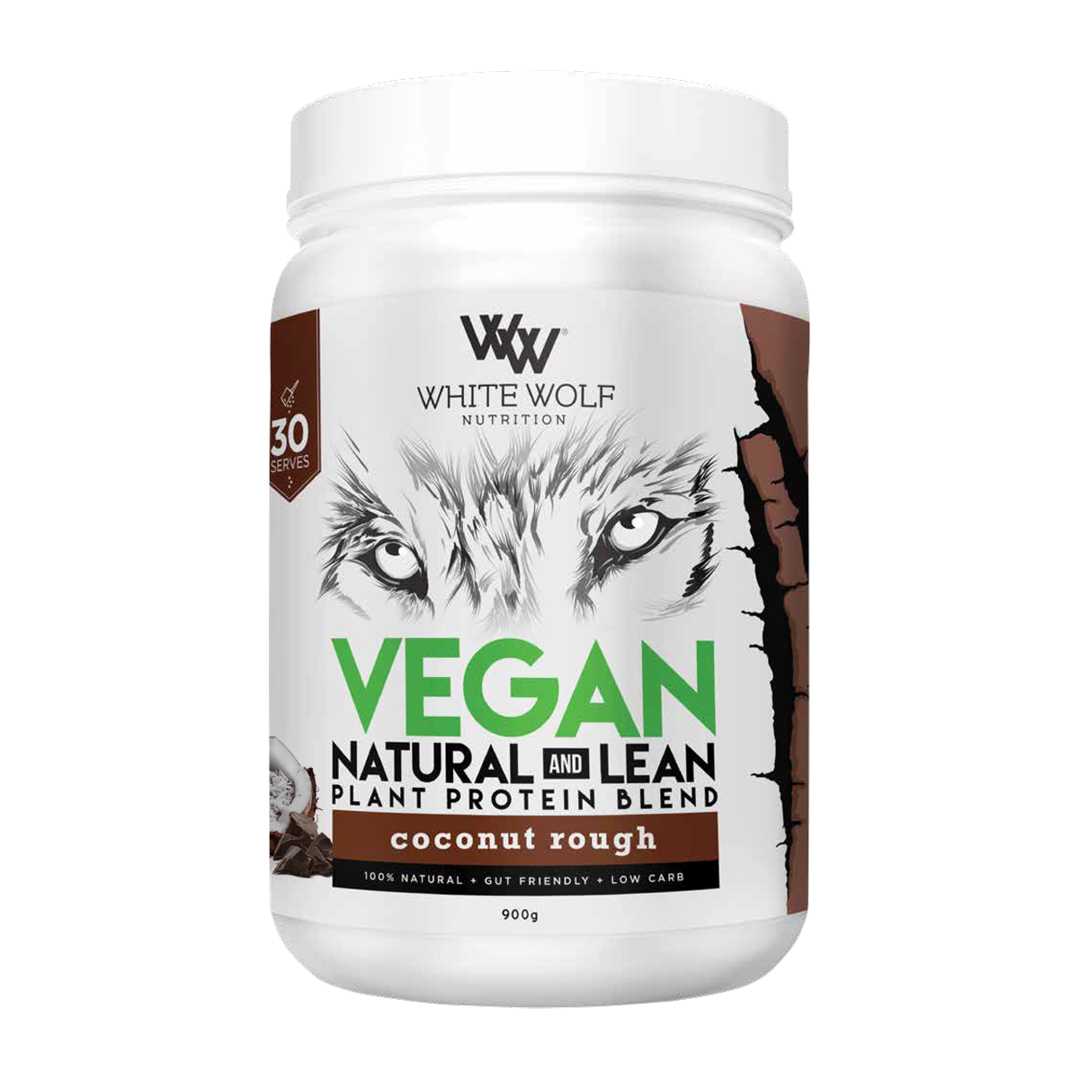 WHITE WOLF VEGAN Natural & Lean Plant Protein Blend