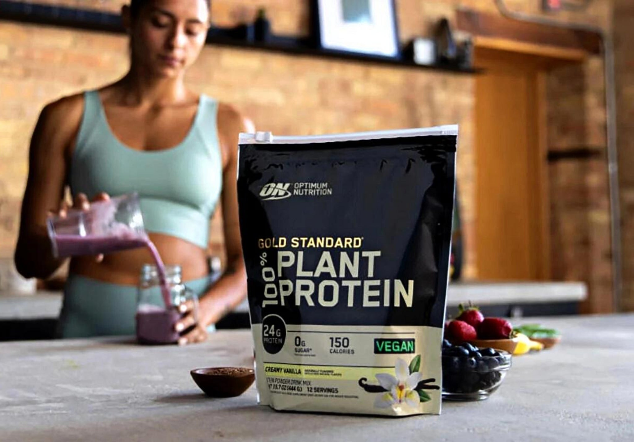 PRODUCT OF THE MONTH - GOLD STANDARD 100% PLANT PROTEIN BY OPTIMUM NUTRITION