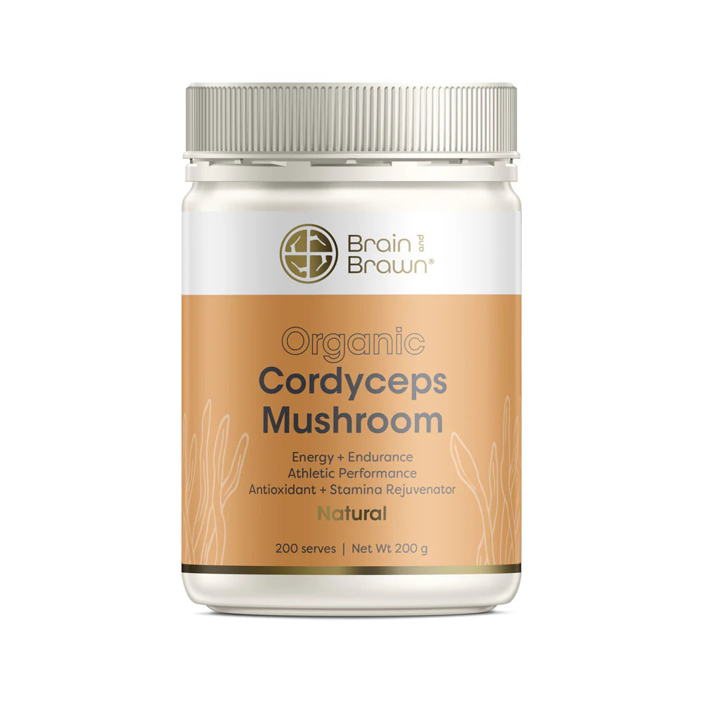 BRAIN AND BRAWN Organic Cordyceps Mushrooms