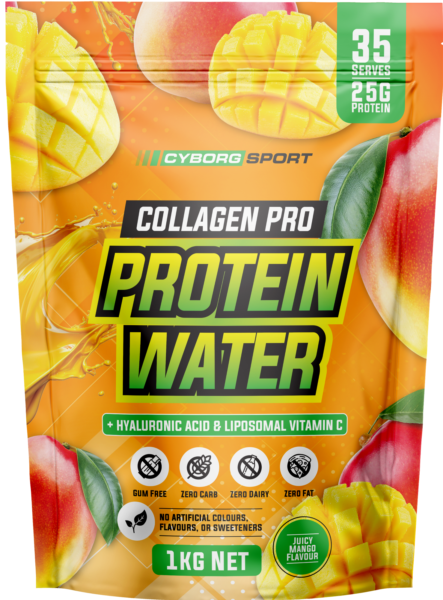 CYBORG SPORT Collagen Pro Protein Water