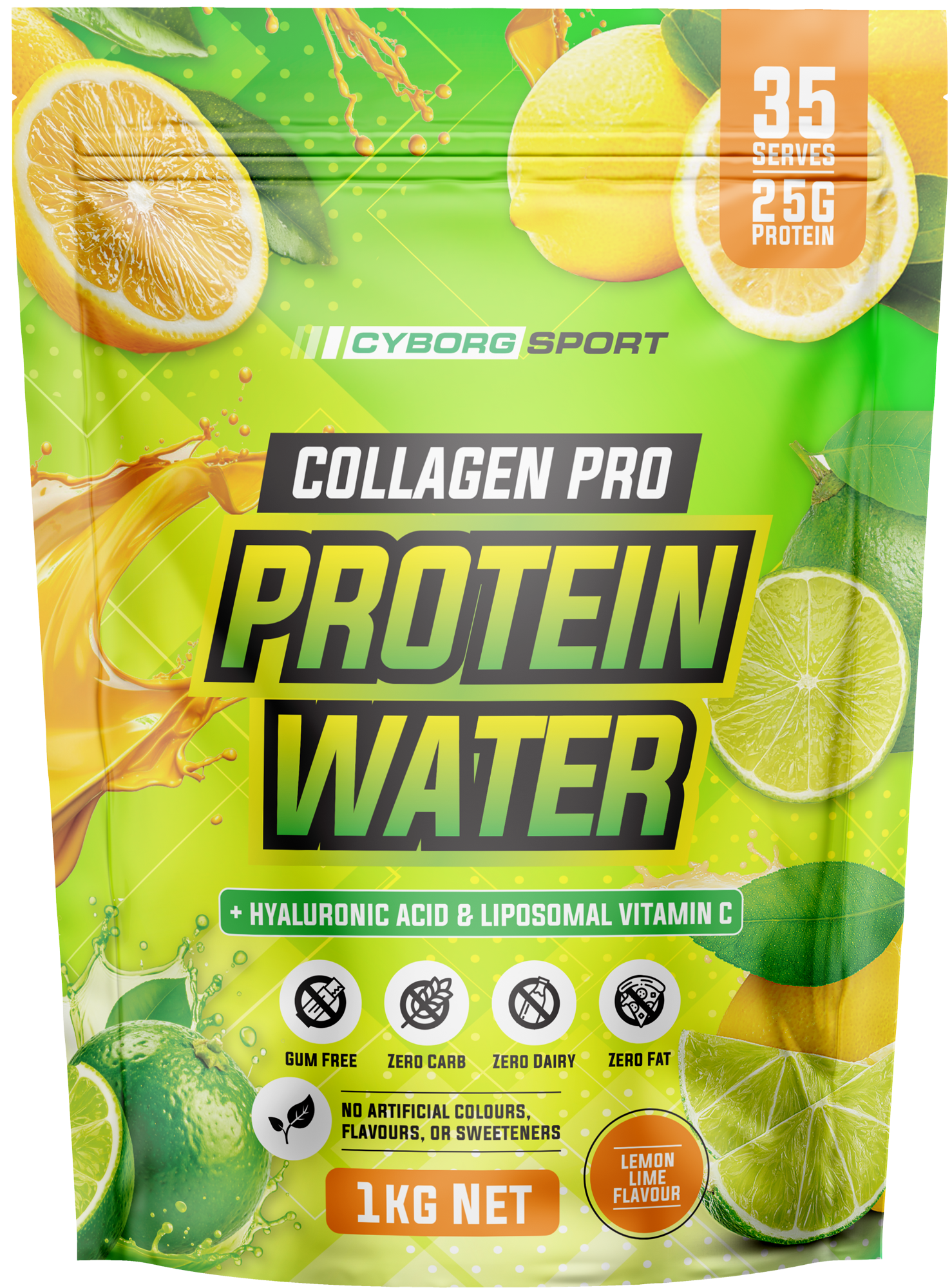 CYBORG SPORT Collagen Pro Protein Water