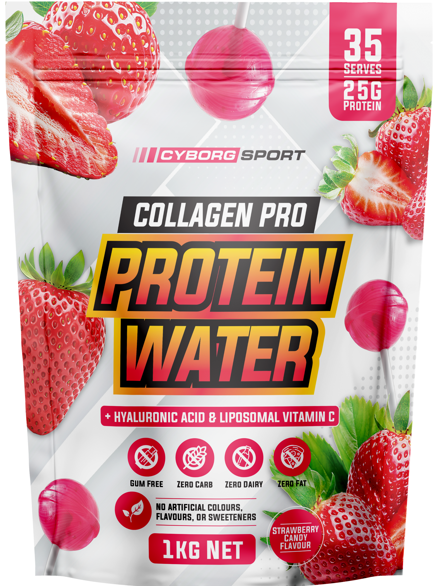 CYBORG SPORT Collagen Pro Protein Water
