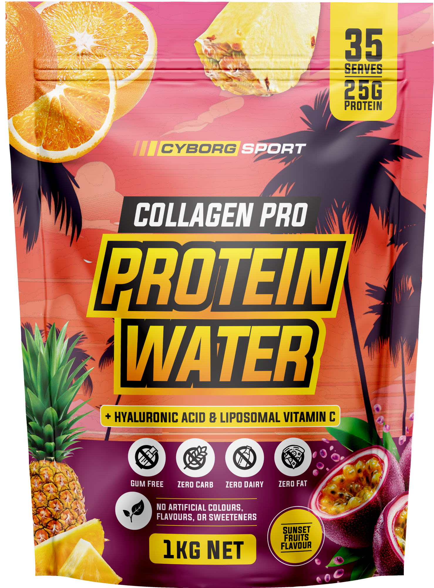 CYBORG SPORT Collagen Pro Protein Water