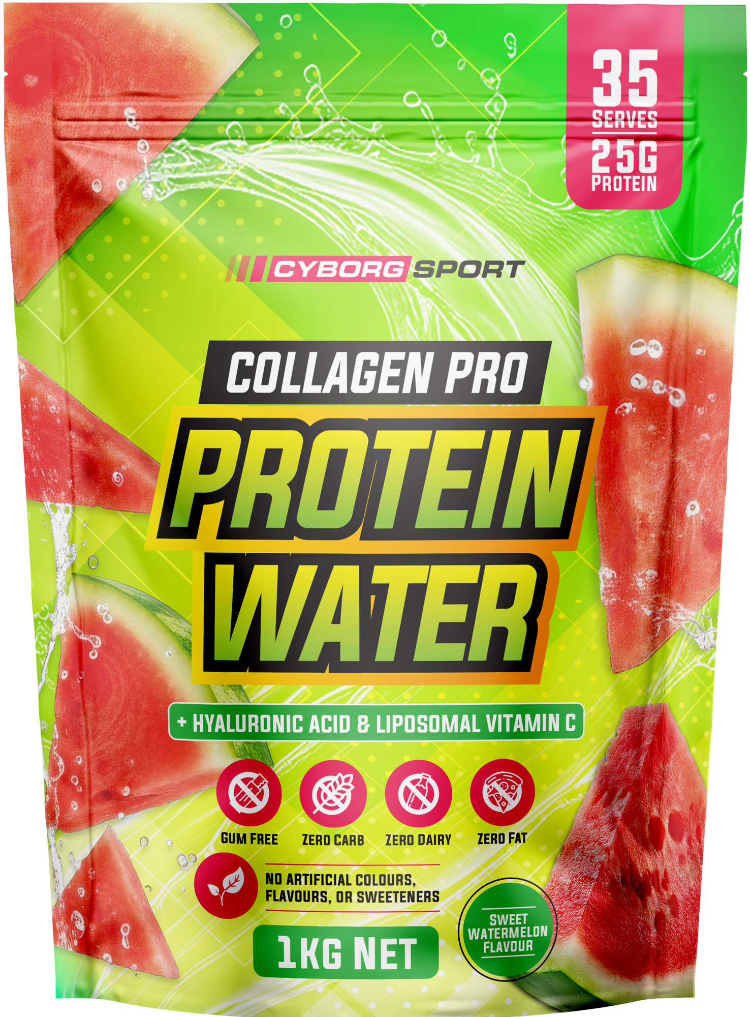 CYBORG SPORT Collagen Pro Protein Water
