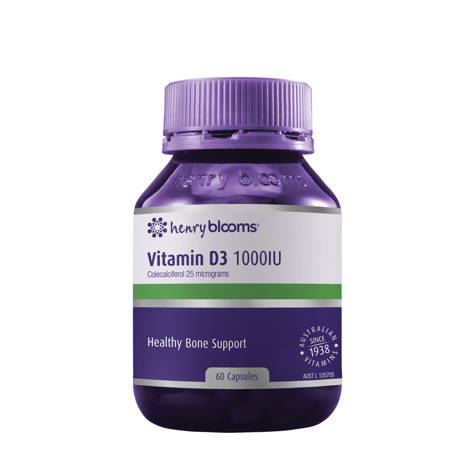 HENRY BLOOMS Vitamin D3 1000IU