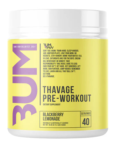 RAW CBUM Thavage Pre Workout