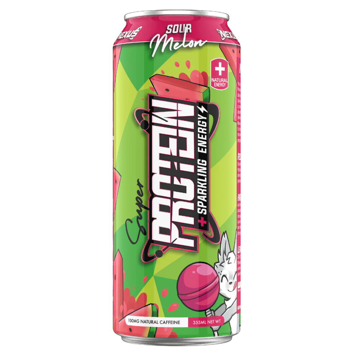 NEXUS SPORTS NUTRITION Super Protein Water Sparkling Water + Energy RTD