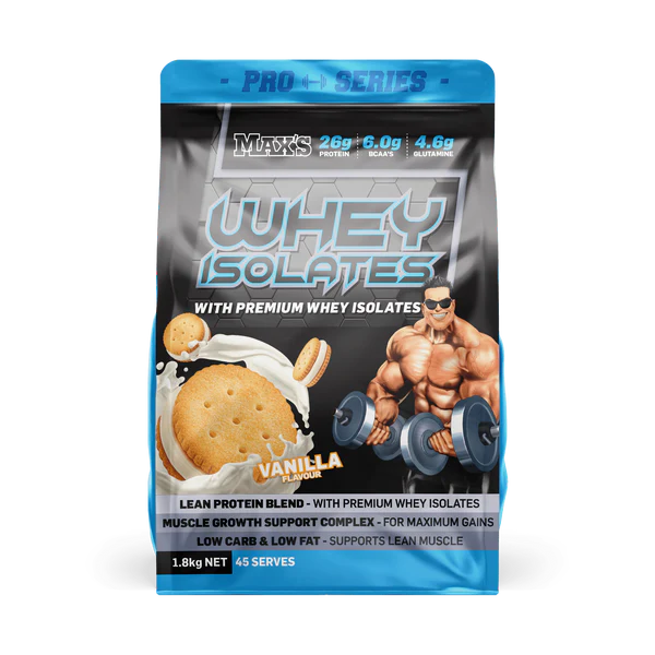 MAXS Pro Series Whey Isolates