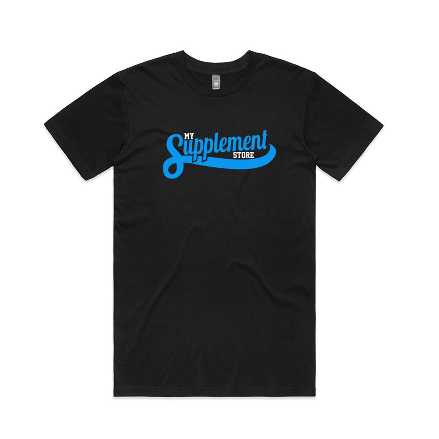 MY SUPPLEMENT STORE BASEBALL STYLE LOGO TEE