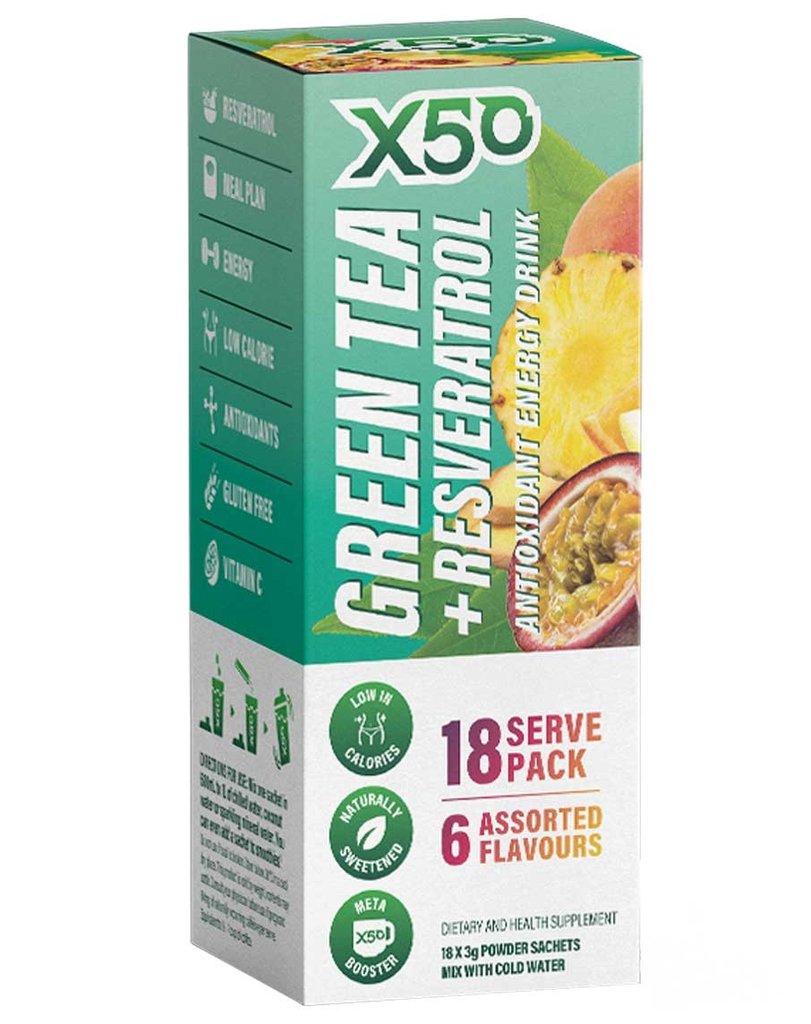 X50 Green Tea + Resveratrol