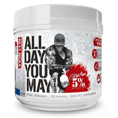 5% NUTRITION All Day You May: Legendary Series
