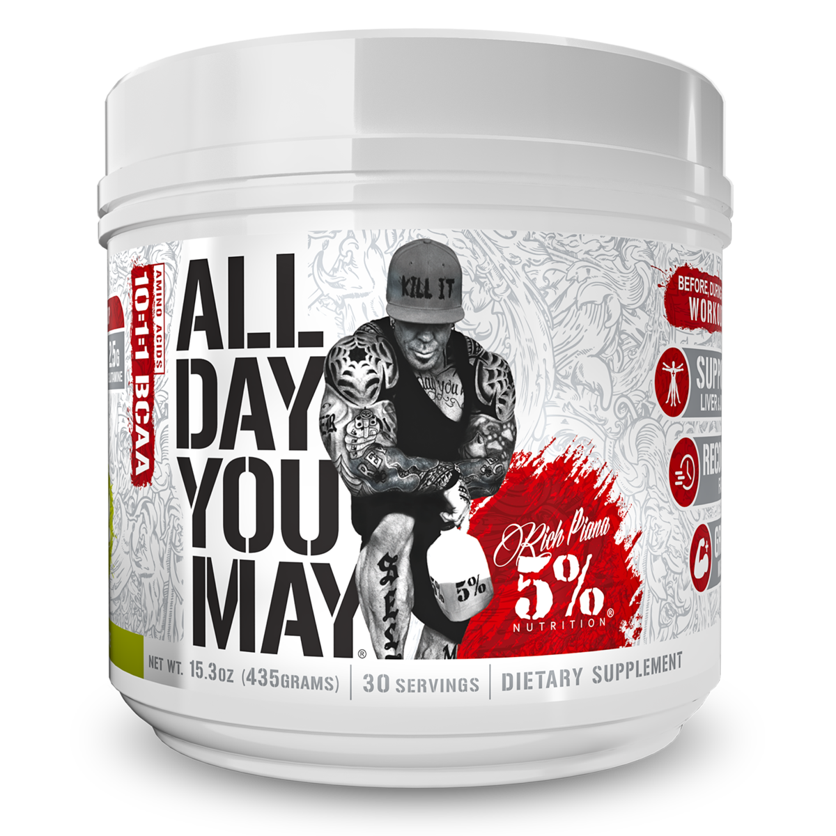 5% NUTRITION All Day You May: Legendary Series
