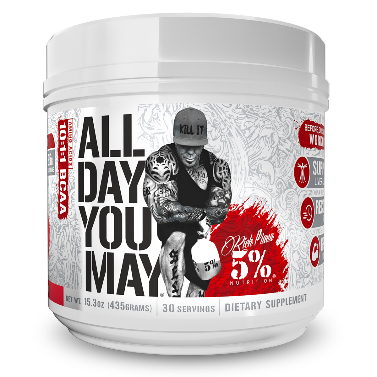 5% NUTRITION All Day You May: Legendary Series