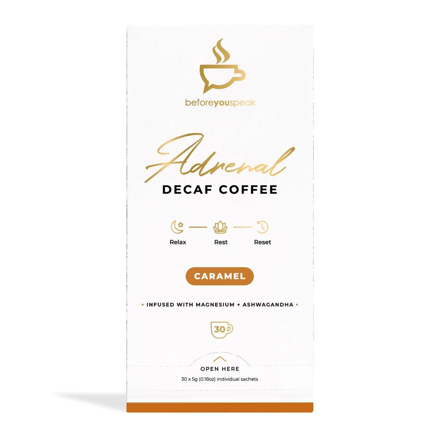 BEFOREYOUSPEAK Adrenal Decaf Coffee