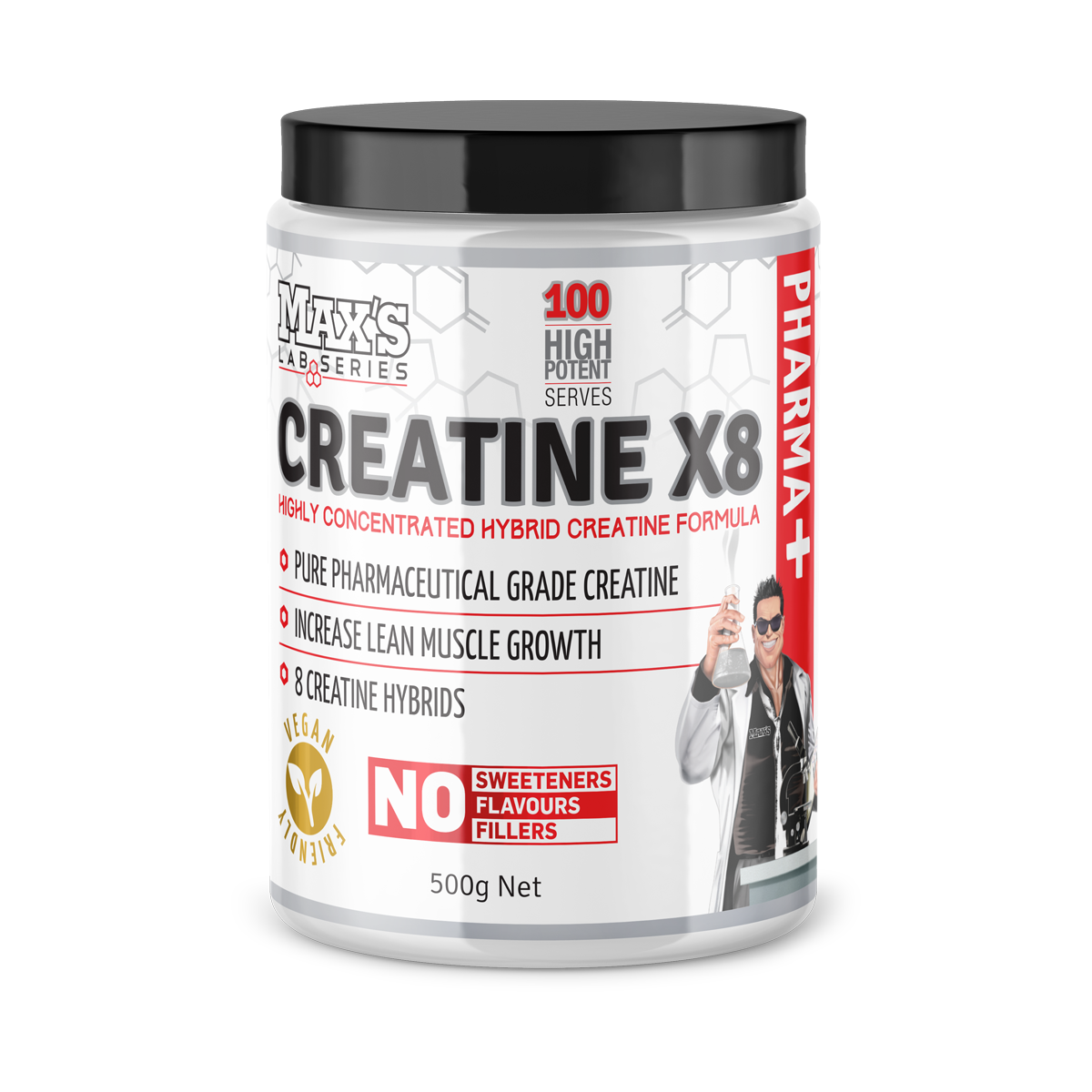 MAX'S Lab Series: Creatine X8