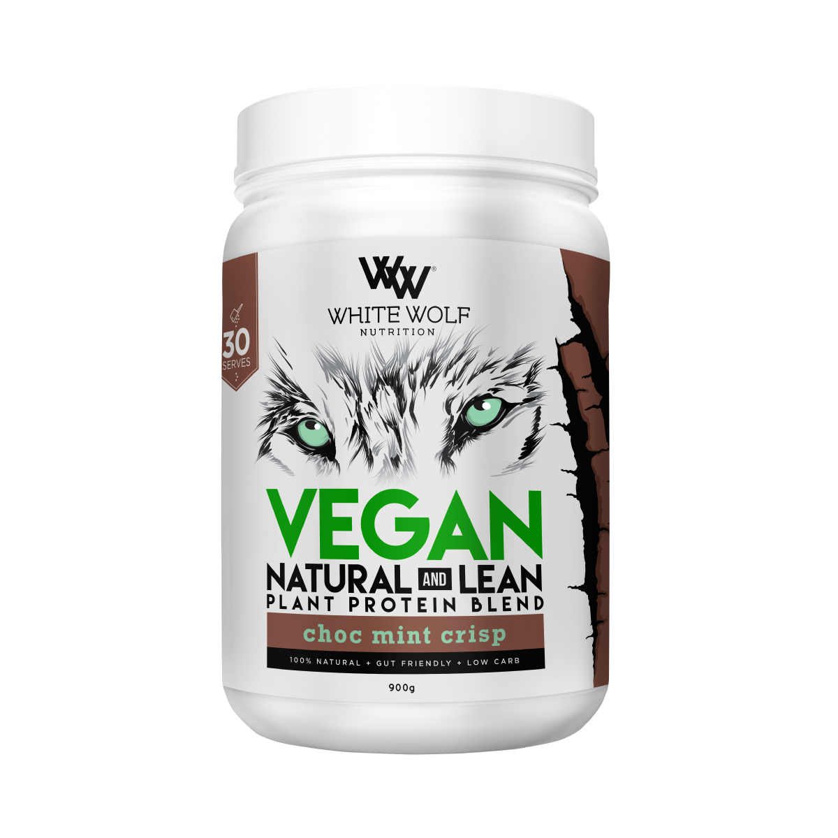 WHITE WOLF VEGAN Natural & Lean Plant Protein Blend