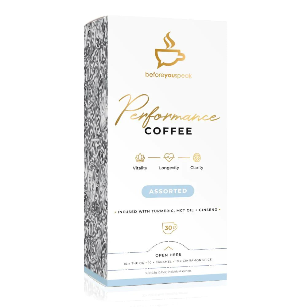 BEFORE YOU SPEAK Performance Coffee