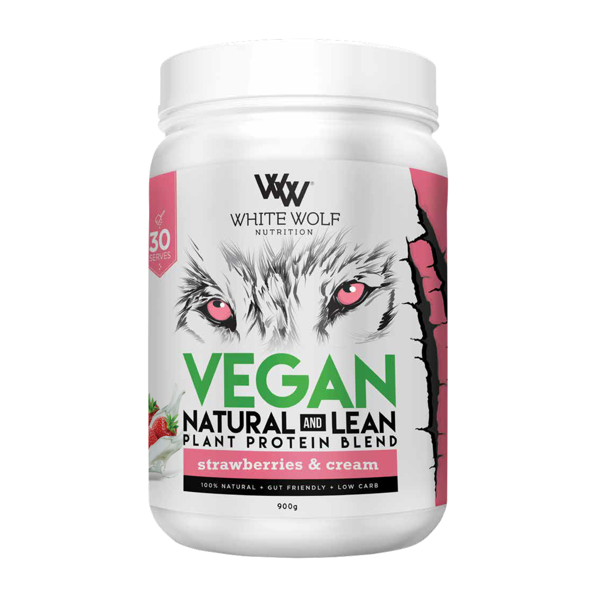 WHITE WOLF VEGAN Natural & Lean Plant Protein Blend