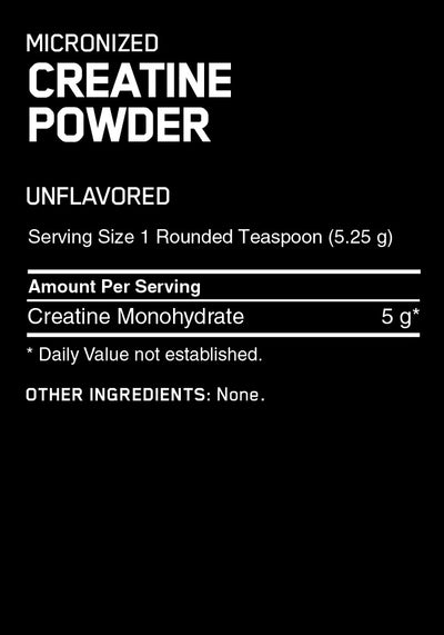 OPTIMUM NUTRITION Micronized Creatine Powder