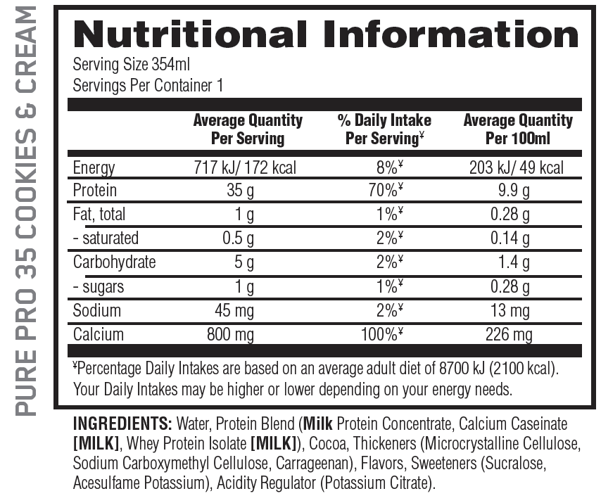OPTIMUM NUTRITION Pure Pro 35