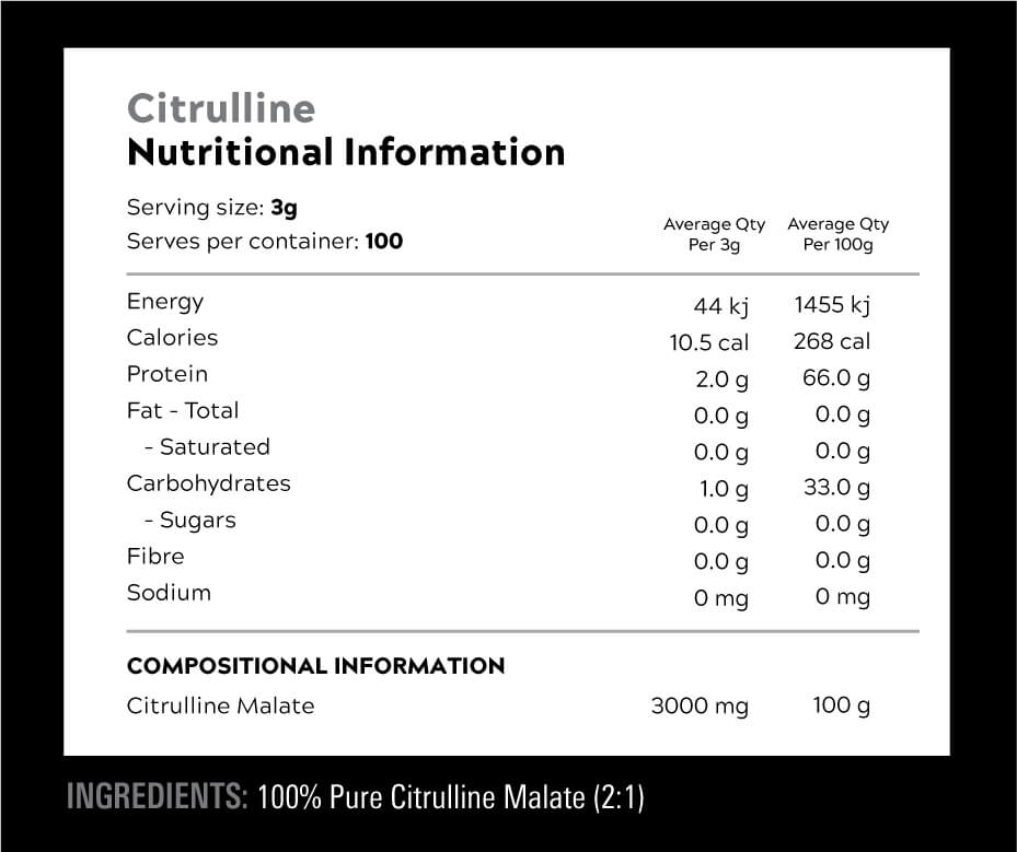 SWITCH NUTRITION Citrulline Malate