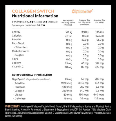 SWITCH NUTRITION Collagen Switch