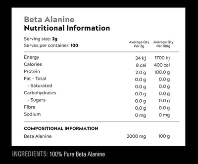 SWITCH NUTRITION Beta Alanine